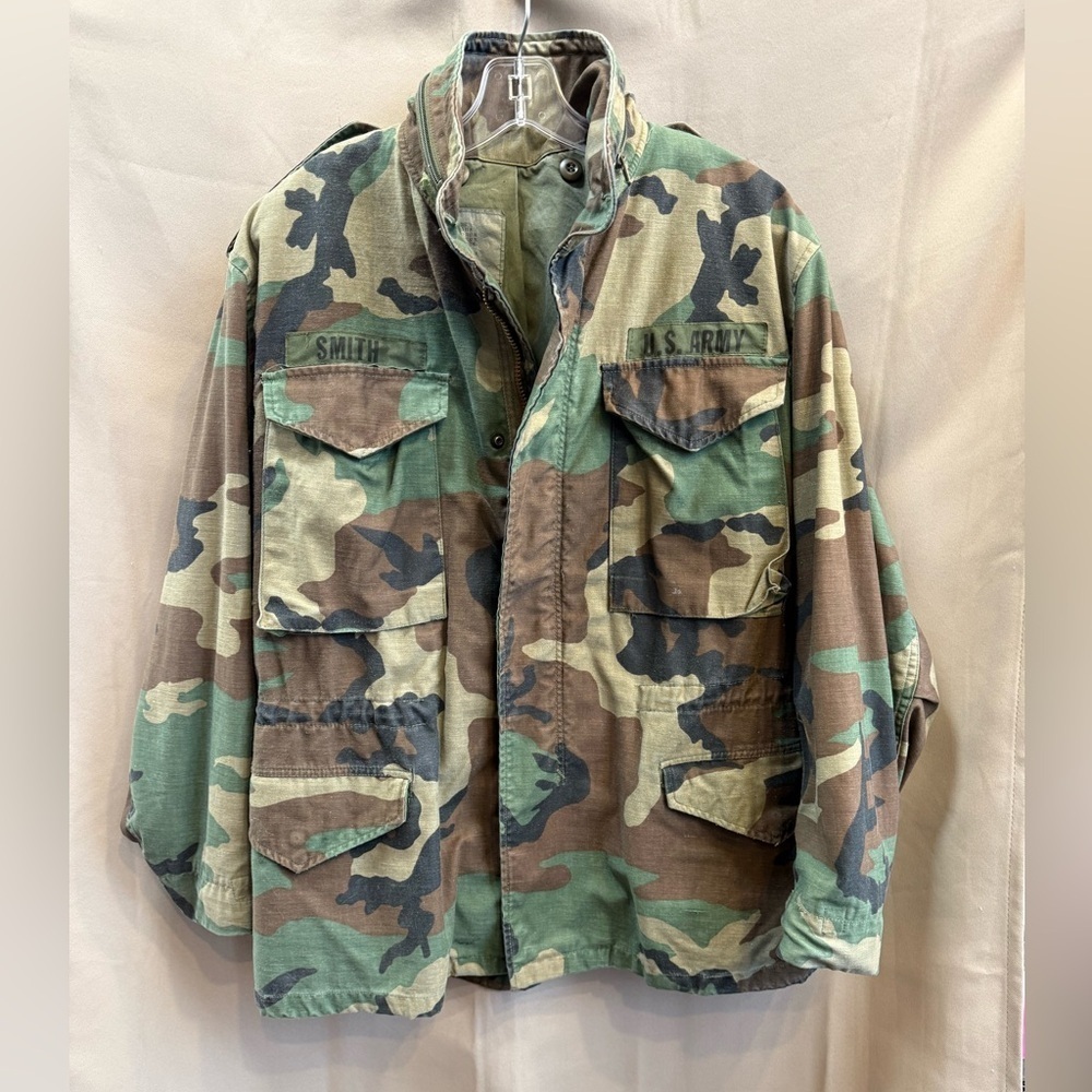 USGI Army Woodland Camo Field Jacket Small Short Cold Weather Unisex